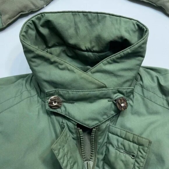 Cabela's Goose Down Field Jacket Mens Medium Fleece Lined Removable Hood READ - Picture 12 of 16